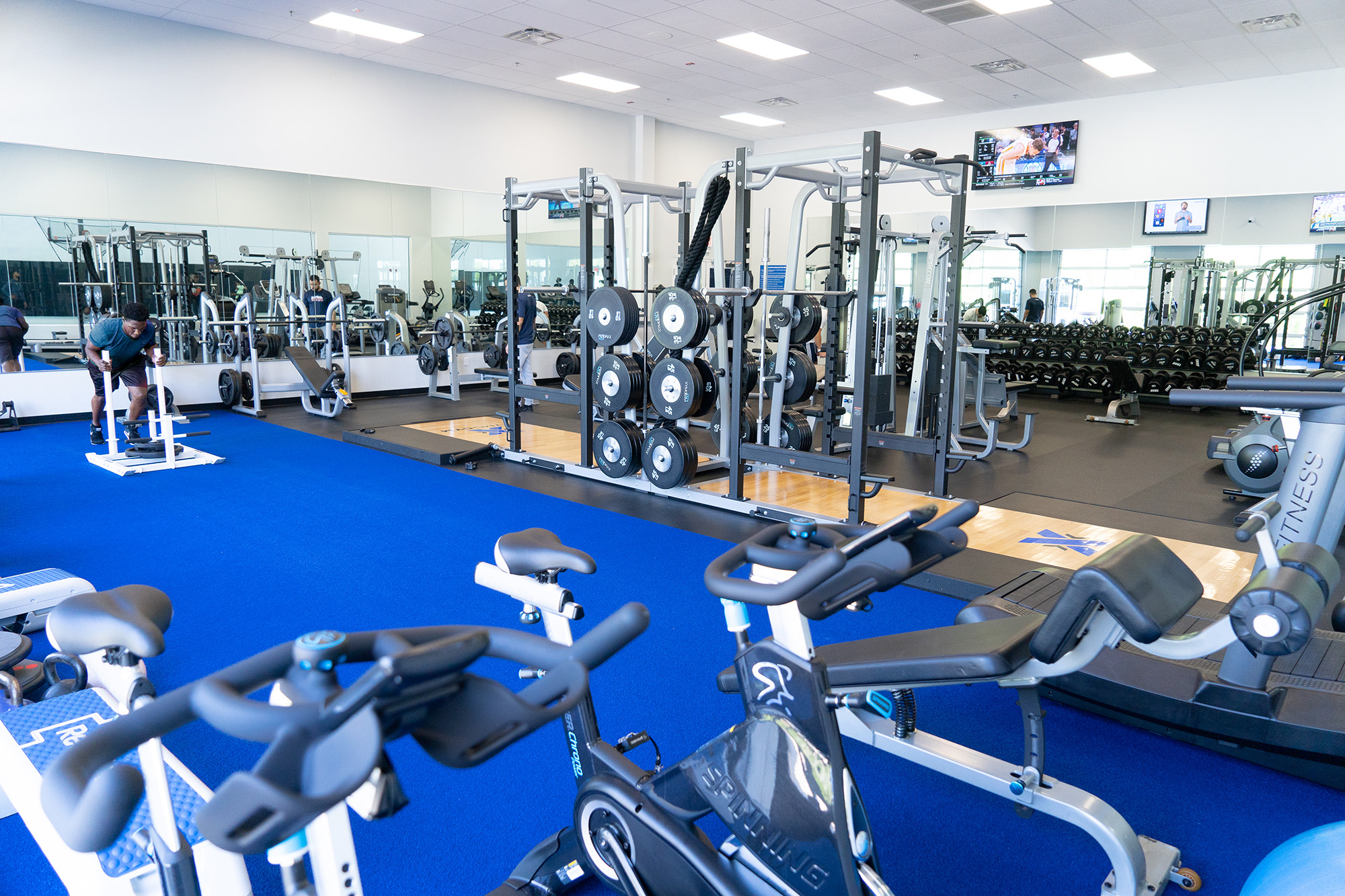 The weight room at XYMOGYM