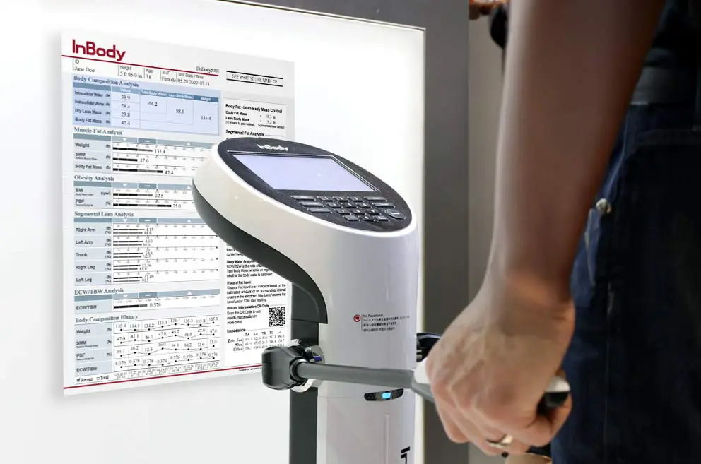 The Inbody 570 body composition analyzer